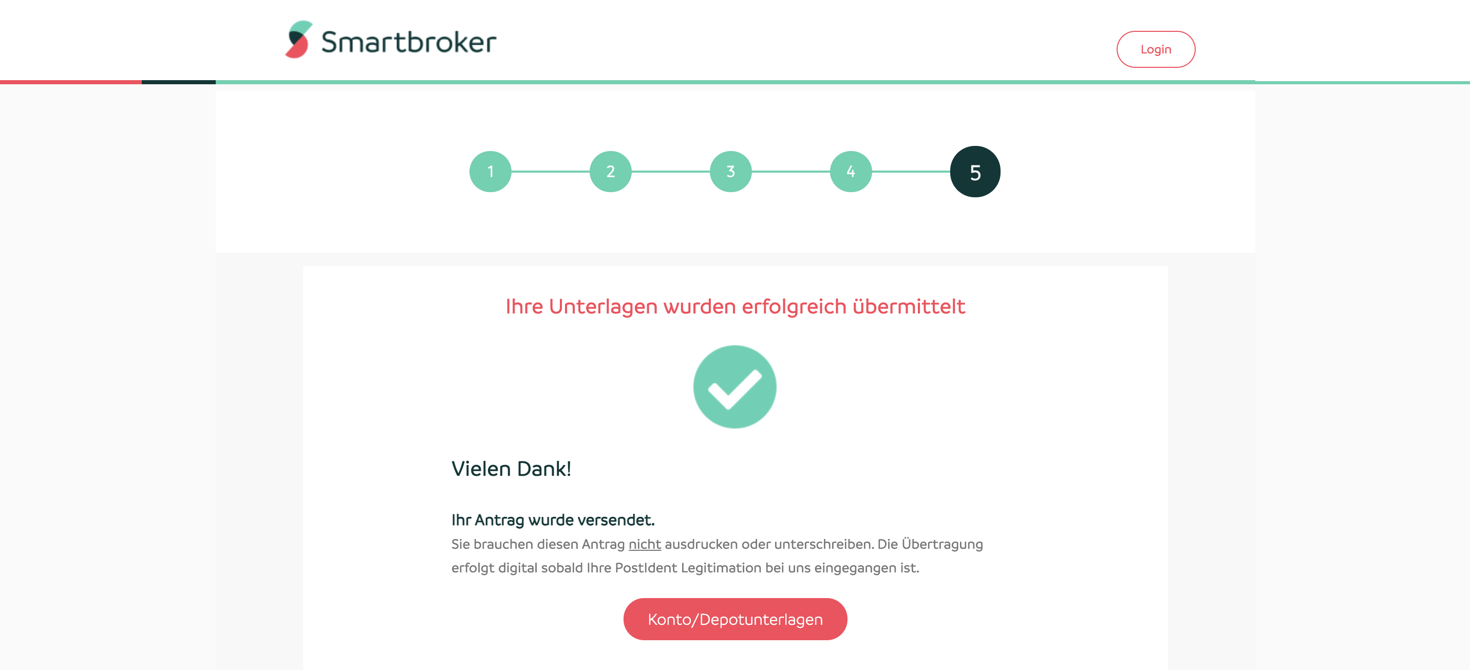 Smartbroker Depoteröffnung